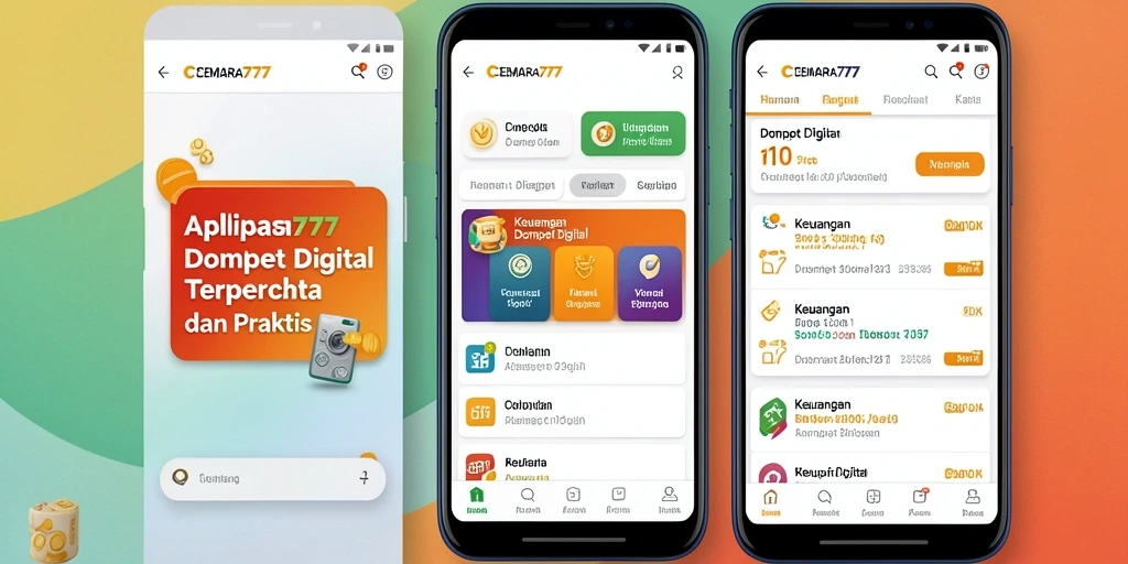 Tampilan antarmuka CEMARA777 yang user-friendly dan modern.