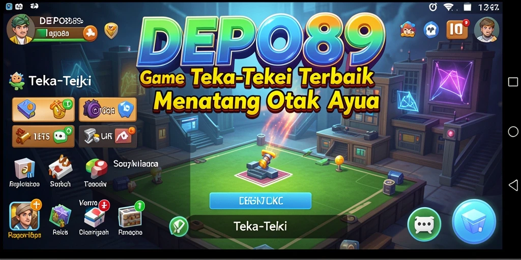 Tampilan antarmuka DEPO89 yang menarik dan interaktif.