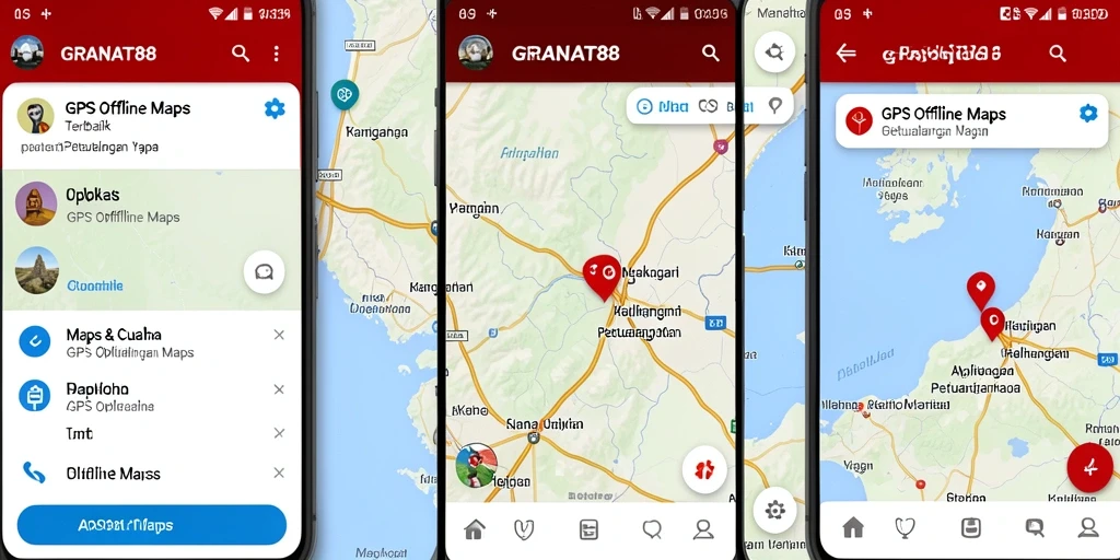 Antarmuka GRANAT88 menampilkan peta navigasi yang jelas dan interaktif.