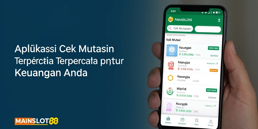 Tampilan utama MAINSLOT88 yang menampilkan fungsi Cek Mutasi.