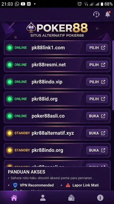 Halaman Resmi Link Alternatif Poker88 untuk Pengguna Android